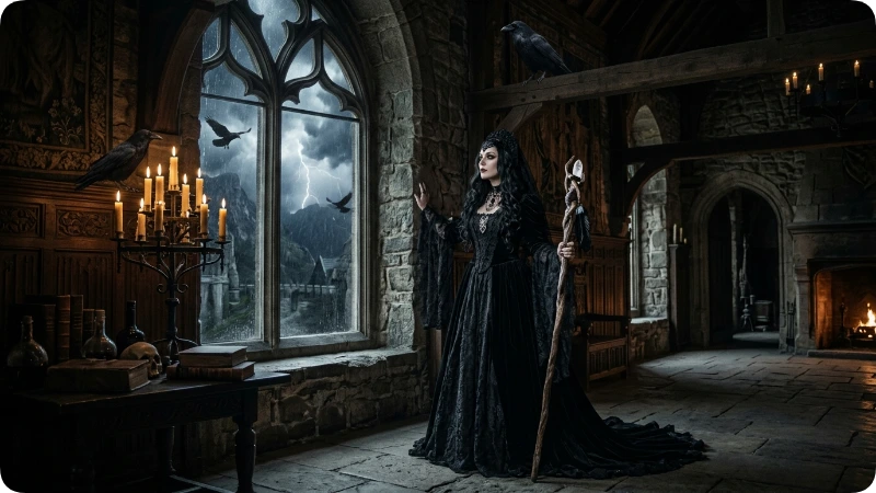 Dark Witch Names With Gothic Energy