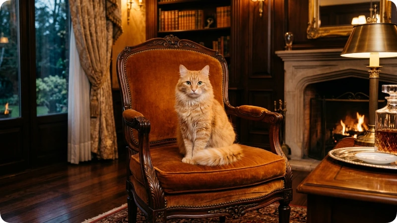 Elegant and Sophisticated Orange Cat Names