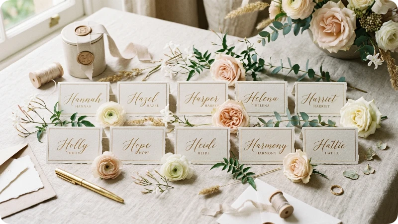 Elegant Female H Names