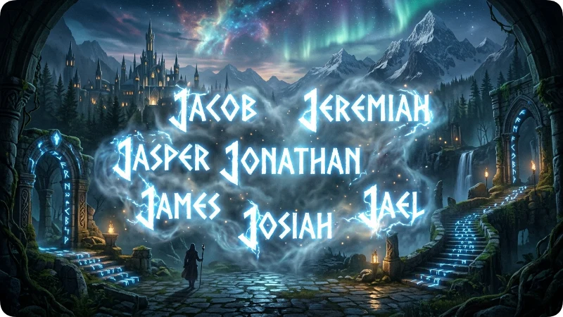 Fantasy & Aesthetic Inspired J Names