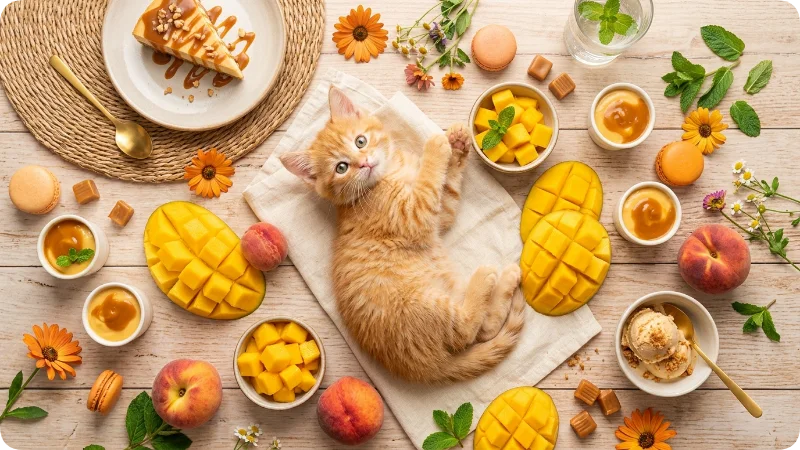 Food Inspired Orange Cat Names