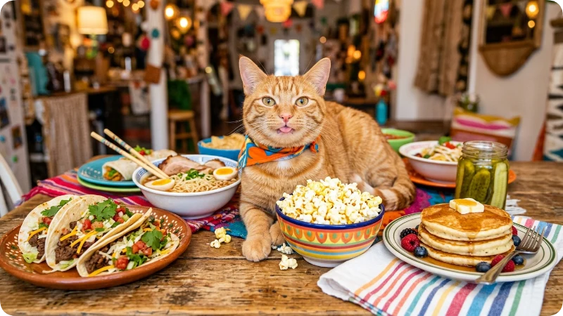 Funny Food Cat Names