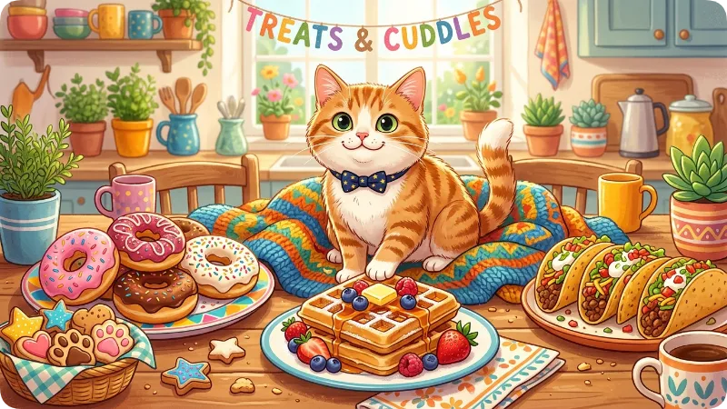 Funny Food Inspired Male Cat Names