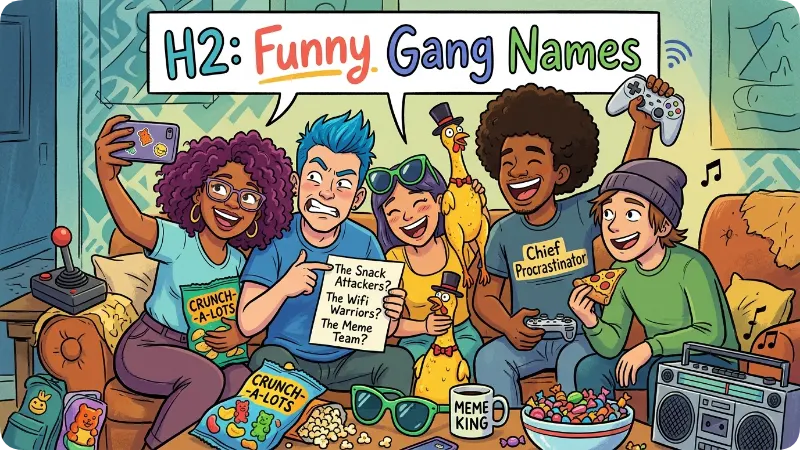 Funny Gang Names