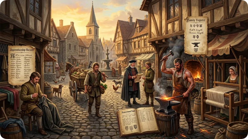 How Germanic Surnames Developed