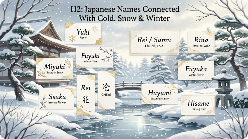 Japanese Names Connected With Cold, Snow & Winter