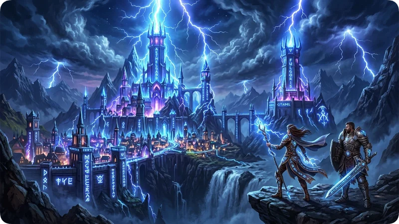 Lightning Names with Fantasy and Gaming Appeal