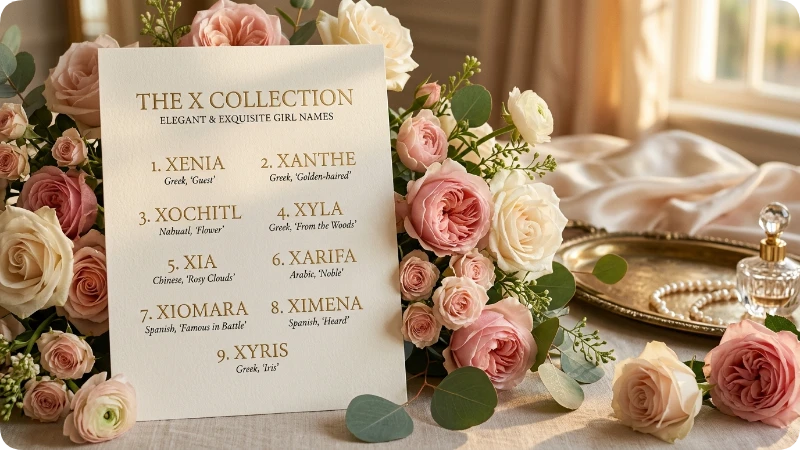 Most Beautiful X Girl Names