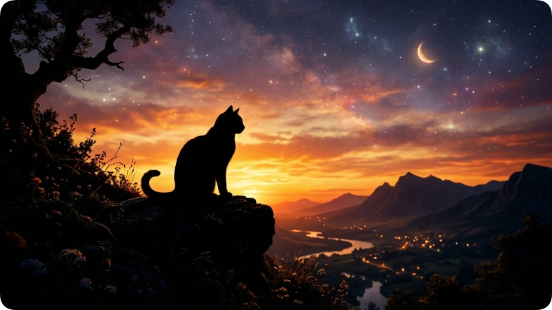 Mythical & Celestial Orange Cat Names