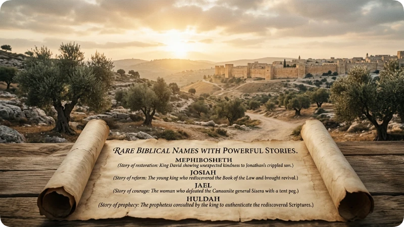 Rare Biblical Names With Powerful Stories