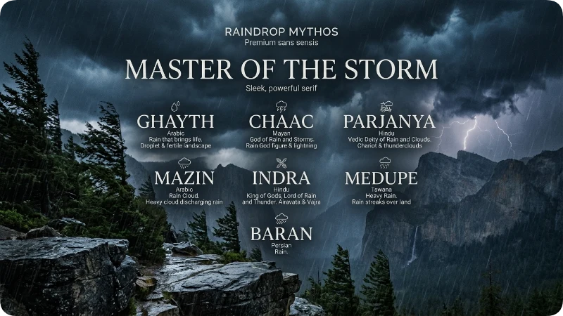 Rare Names Meaning Rain