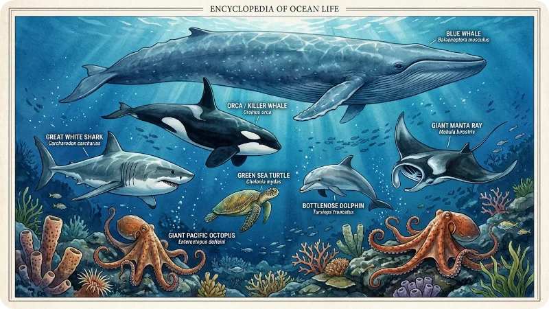 Scientific Names of Marine Animals