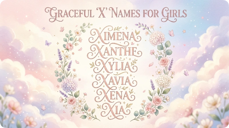 Soft and Feminine X Girl Names