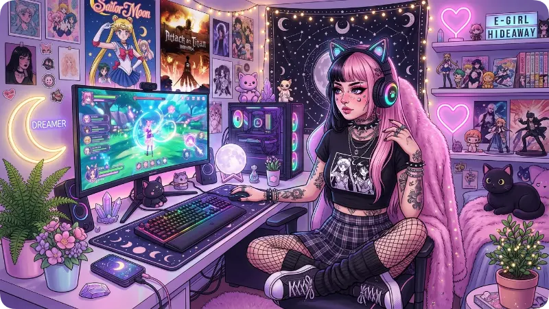 Soft Girl EGirl Names