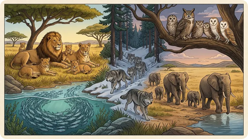 Top 10 Animal Group Names at a Glance