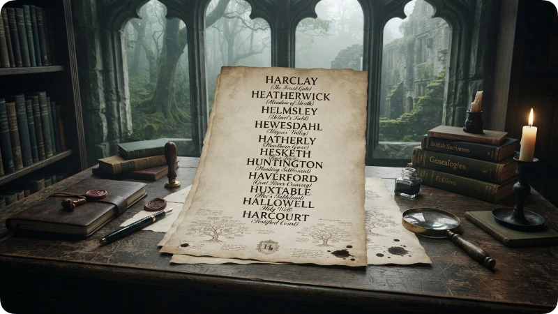 Unique and Rare H Surnames