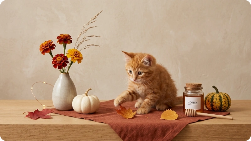 Unisex Orange Kitten Names