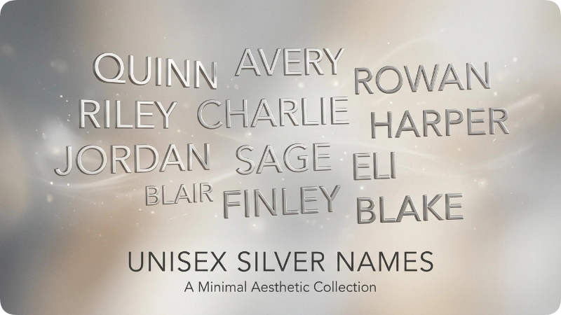 Unisex Silver Names