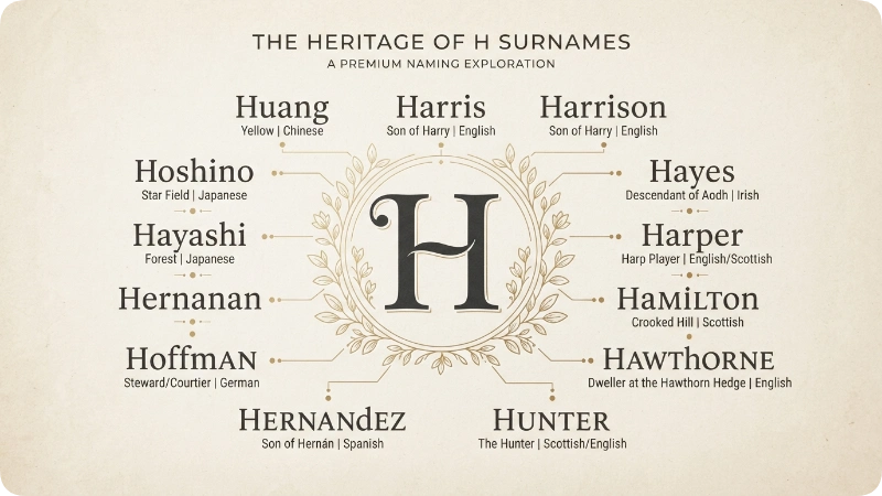 What Are Some Last Names That Start With H?