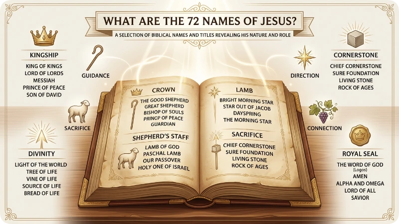 What Are the 72 Names of Jesus?