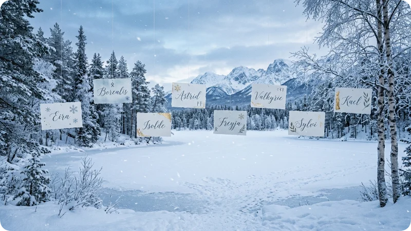 Winter Names With a Cold Aesthetic