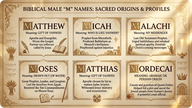 Biblical Male M Names