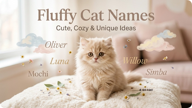 Funny Fluffy Cat Names