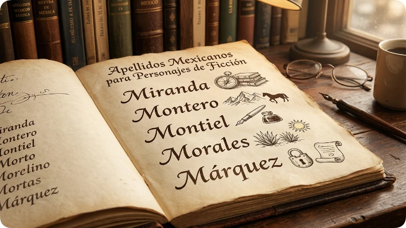 Mexican Last Names Starting With M for Fictional Characters