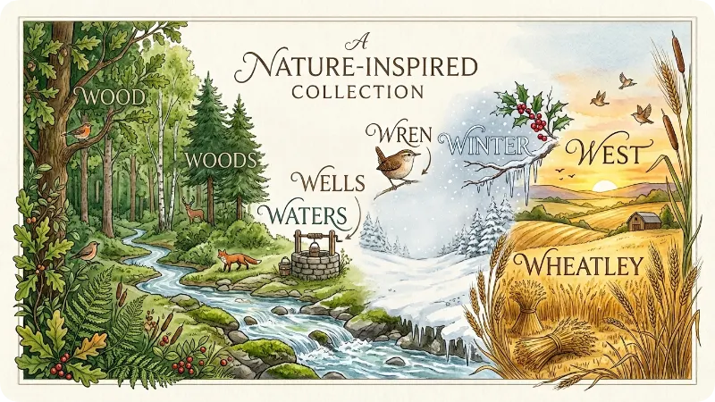 Nature Inspired Last Names Starting With W
