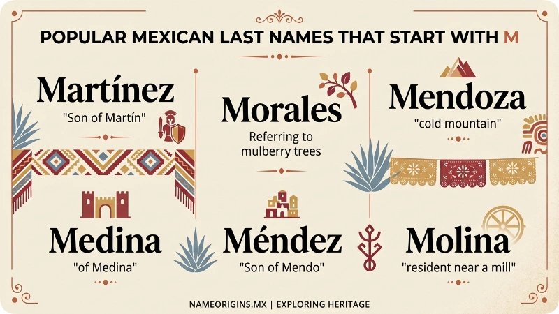 Popular Mexican Last Names That Start With M