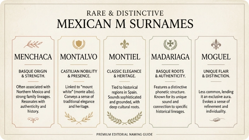Rare and Distinctive Mexican Last Names Starting With M