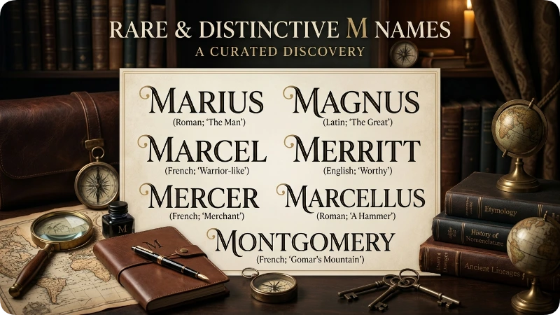 Rare and Uncommon Male M Names